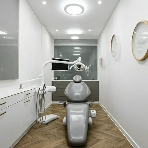 Interior de clínica dental de lujo